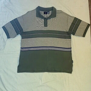 Vintage Levi's green polo made in usa 90's retro LOT E20